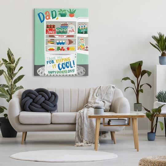 Stupell Industries Keeping It Cool Father's Day Canvas Wall Art